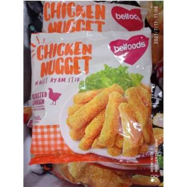 Promo Harga Belfoods Nugget Chicken Nugget Stick 250 gr - Blibli