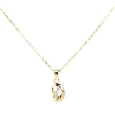 1901 Jewelry Kalung Swarovski 68 Lapis Emas