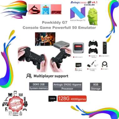 Gamebox Powkiddy G7 Retro Video Game Console super Mini Gamebox 128Gb 19000 games