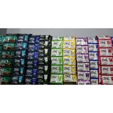 Zinc Shampo All Varian 1 Renceng 12 Sachet Soft care-ungu