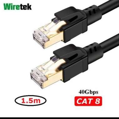LAN CAT 8 Gigabit Ethernet Network Cable 1,5 Meter Wiretek