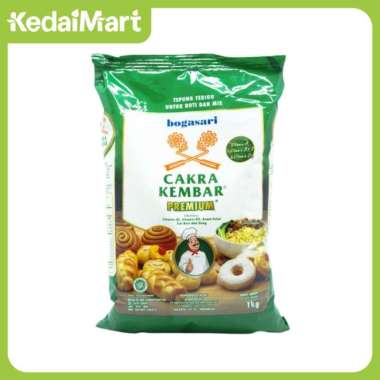 Promo Harga Bogasari Tepung Terigu Cakra Kembar 1000 gr - Blibli