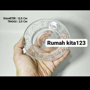 Alas Gelas Kaca | Tatakan Beling Gelas | Piring Tatakan