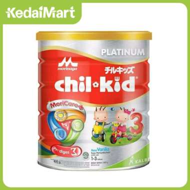 Morinaga Chil Kid Susu Platinum 3 Moricare Vanila Kaleng 800 Gram