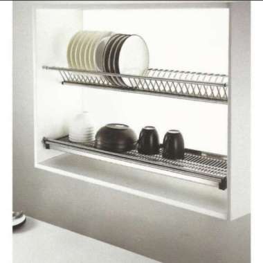 Rak Piring Kitchen Set Stainless Vitco 90 Cm Original 100% (Kode 082) Multicolor