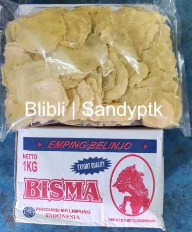 200 gr Emping Melinjo Jogja Mentah Kerupuk Keripik Belinjo Mlinjo Tangkil Bago Original