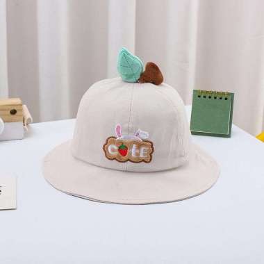 Topi Anak Bundar Basin Fisherman HAT CAP KIDS UNIVERSAL Cute Bunny Perempuan Lakilaki Cowok Cewek Im