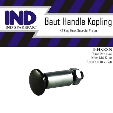 Baut-Baud-Bosh-Mur Handle-Handel Kopling-Kiri Komplit-Lengkap-Set RX King New & Vixion & Scorpio M6x