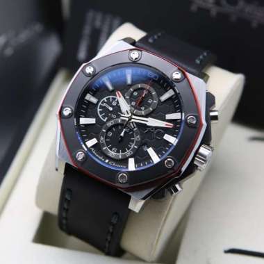 JAM TANGAN PRIA ALEXANDRE CHRISTIE AC 9601 AC9601 LEATHER SPORT ORIGINAL GARANSI RESMI 1THN SILVER B