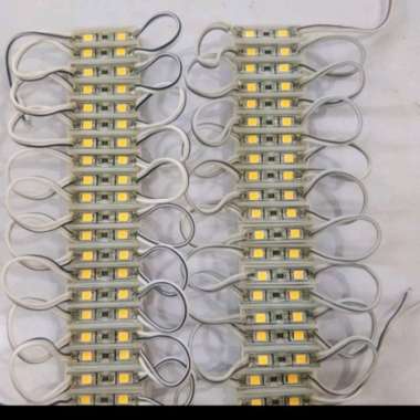 lampu led module mini 2 mata cahaya kuning DC 12 V/led modul mini 2 mata DC12V