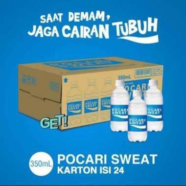 Pocari Sweat 350ml 1 dus isi 24 botol