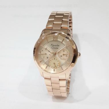 Alexandre Christie 2815BFB Jam Tangan Wanita Rose Gold