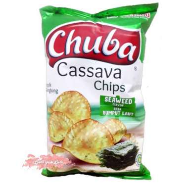 Chuba Cassava Chips Seaweed 120 Gr