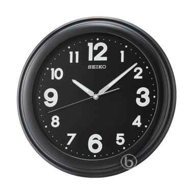 Seiko QXA.721 Analog Lumibrite Original Jam Dinding [29 cm] Black