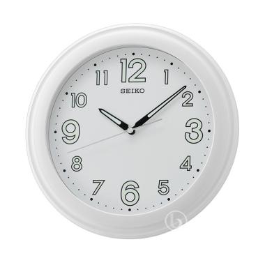 Seiko QXA.721 Analog Lumibrite Original Jam Dinding [29 cm] White