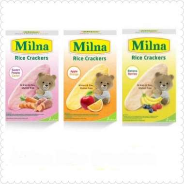 Milna Crackers - Snack Bayi - Snack Anak sweet potato