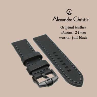 Tali Kulit Alexander Christie/ Strap Jam Tangan Pria Alexander Christie Original/ Kulit Jam Alexande