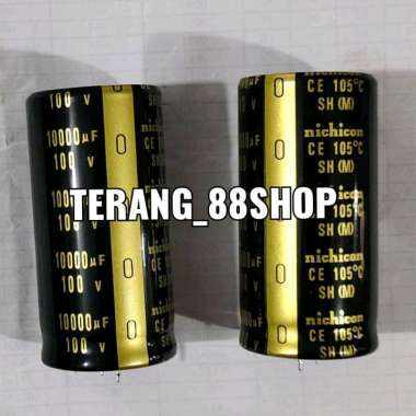 ELCO 10.000UF 100V NICHICON ELKO CAPACITOR 10.000 UF 100 V NICHICON