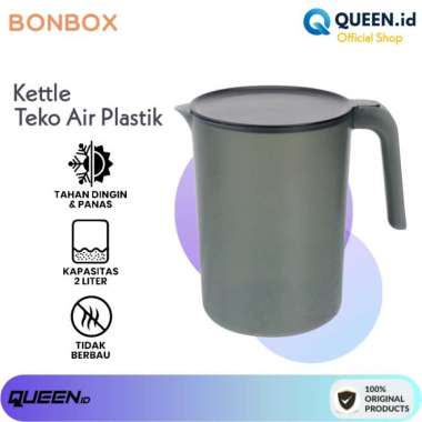 Samono SK003 Teko Plastik Tahan Dingin Panas 2L Water Kettle BFA Free HITAM