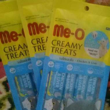 Cemilan Kucing Meo Creamy Treats Me-O Chicken and Liver