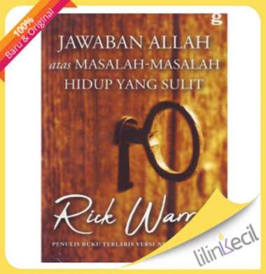 Buku Jawaban Allah Atas Masalah-Masalah Hidup Yang sulit (Rick Warren)