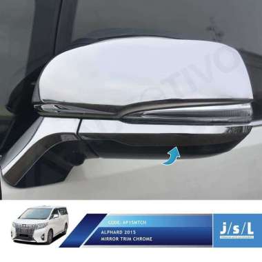 All New Alphard List Kaca Spion JSL Krom/Mirror Cover Trim Chrome Chrome