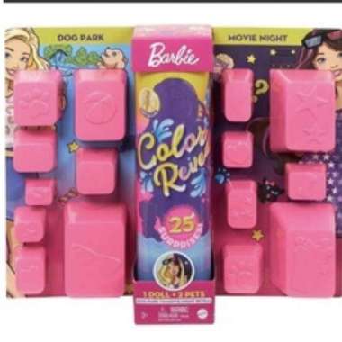 Barbie Color Reveal Doll Dog Park & Movie Night
