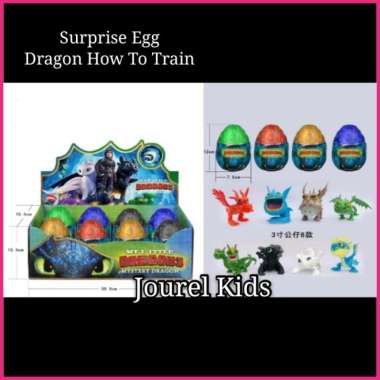 Mainan Mystery Egg How To Train Your Dragon Figure Naga Telur Surprise Multicolor