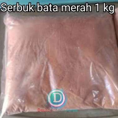 serbuk bata merah 1kg - media burung branjangan - bubuk bata