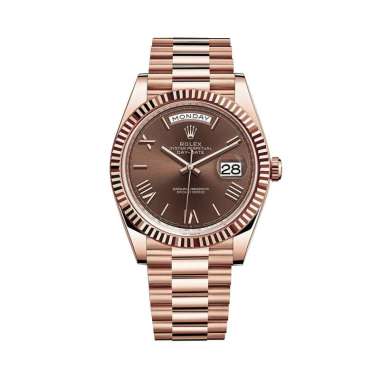Rolex Daydate RG Choco Roman [228235 CHOCO ROMAN]