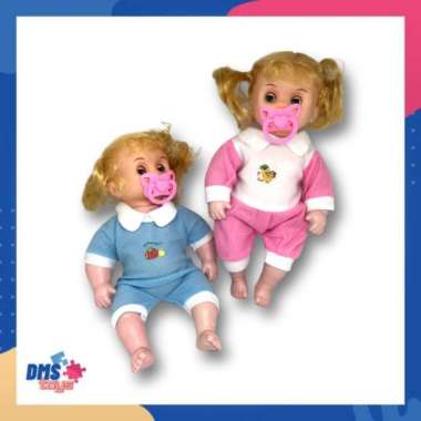 DMStoys Boneka Bayi Dot Susan Nangis Crying Doll Bersuara SH189