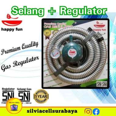 SELANG REGULATOR KOMPOR GAS HAPPY FUN - SELANG GAS SNI