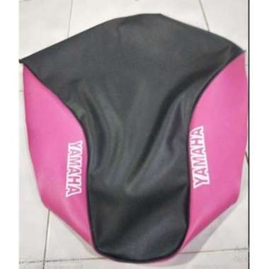 KULIT JOK VEGA R LAMA/sarung jok motor yamaha f1zr/BUNGKUS JOK yamaha VEGA PERTAMA pink hitam