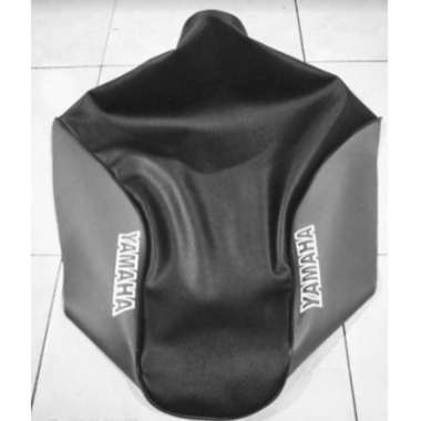 KULIT JOK VEGA R LAMA/sarung jok motor yamaha f1zr/BUNGKUS JOK yamaha VEGA PERTAMA abu hitam