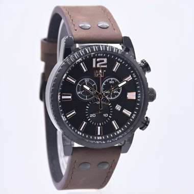 Jam Tangan Pria Caterpillar NP.163.35.139 Leather Strap Original
