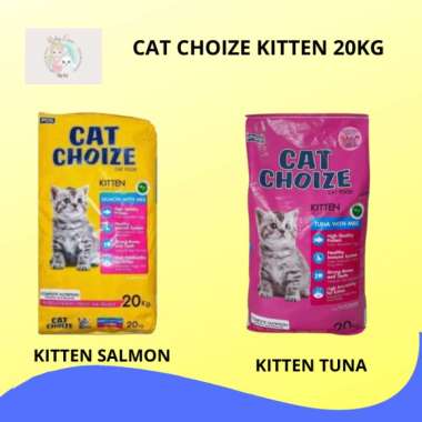 CAT CHOIZE KITTEN ukuran 20 kg - makanan anak kucing KITTEN SALMON