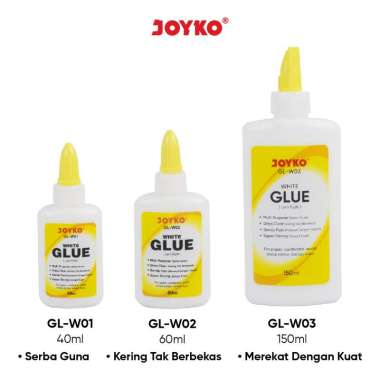 White Liquid Glue Lem Putih Cair Kertas Joyko GL-W01 ~ W03 GL-W03 150ml