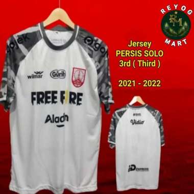 JERSEY PERSIS SOLO 3RD 2021 - 2022 LIGA 2 PUTIH THIRD PRINTING LOKAL M Putih
