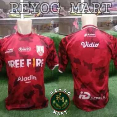 JERSEY PERSIS SOLO HOME 2021 - 2022 JUARA LIGA 2 MERAH PRINTING LOKAL L Merah