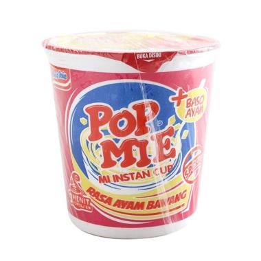 Promo Harga Indomie Pop Mie Instan Ayam Bawang 75 gr - Blibli
