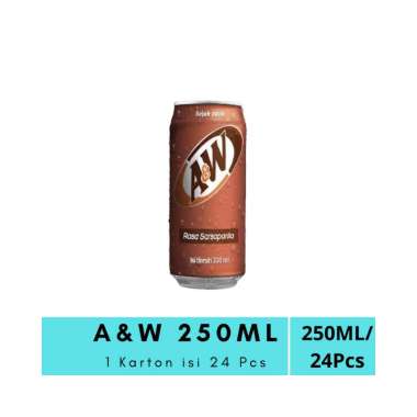 A&W Can | AW Can 250ML x 24 Pcs