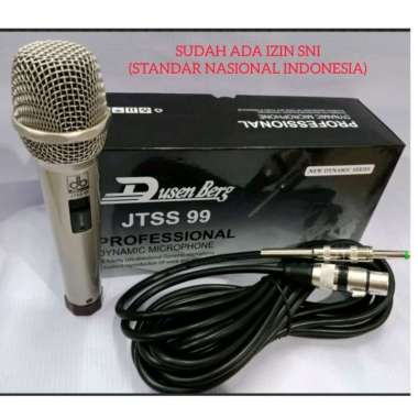 Mic Kabel DUSENBERG JTS 99 Mic Buat Pidato, MC , Karaoke , Mic SNI