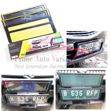 Frame Plat Nomor Izy / Dudukan Plat Nomor Mika IZY / Plat Nomor Mobil Multicolor