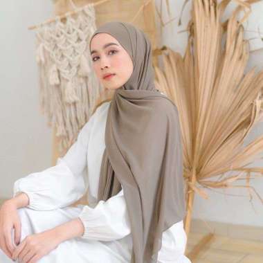 Premium Hijab Pasmina Ceruty Babydoll salem
