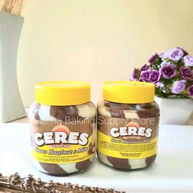 CERES Spread CHOCO HAZELNUT and MILK DUO Spread Selai Hazelnut Ceres