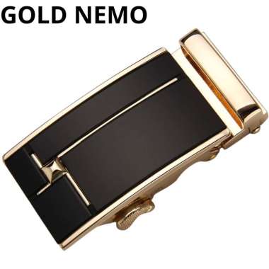 AUTO BUCKLE kepala gesper IKAT PINGGANG REL ikat pinggang otomatis GOLD NEMO