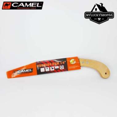 Camel Gergaji Dahan Kopi Bengkok 14 Inch Pruning Saw Lengkung 14"