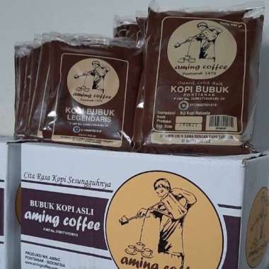 KOPI AMING 500grm Coffee shop kopi bubuk legendaris Aming asli pontianak KHUNTIEN