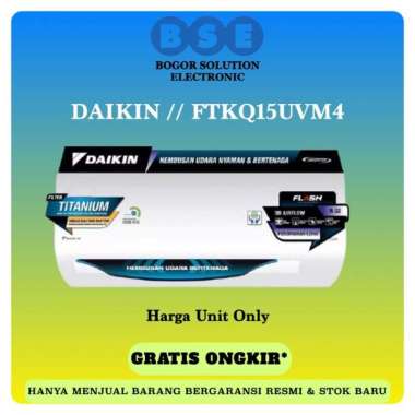 AC DAIKIN 0.5 PK | FLASH INVERTER 1/2 PK | FTKQ15UVM4 | STKQ15UVM4