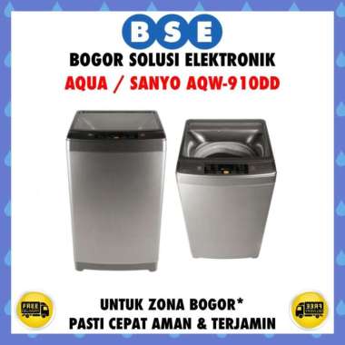 AQUA MESIN CUCI 1 TABUNG 9KG | AQW910DD | AQW-910DD | AQUA 1 TABUNG